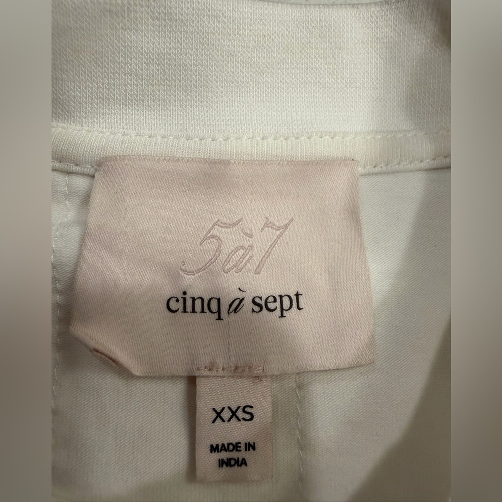 Cinq à Sept White Lace Detail Blouse - Picture 7 of 7